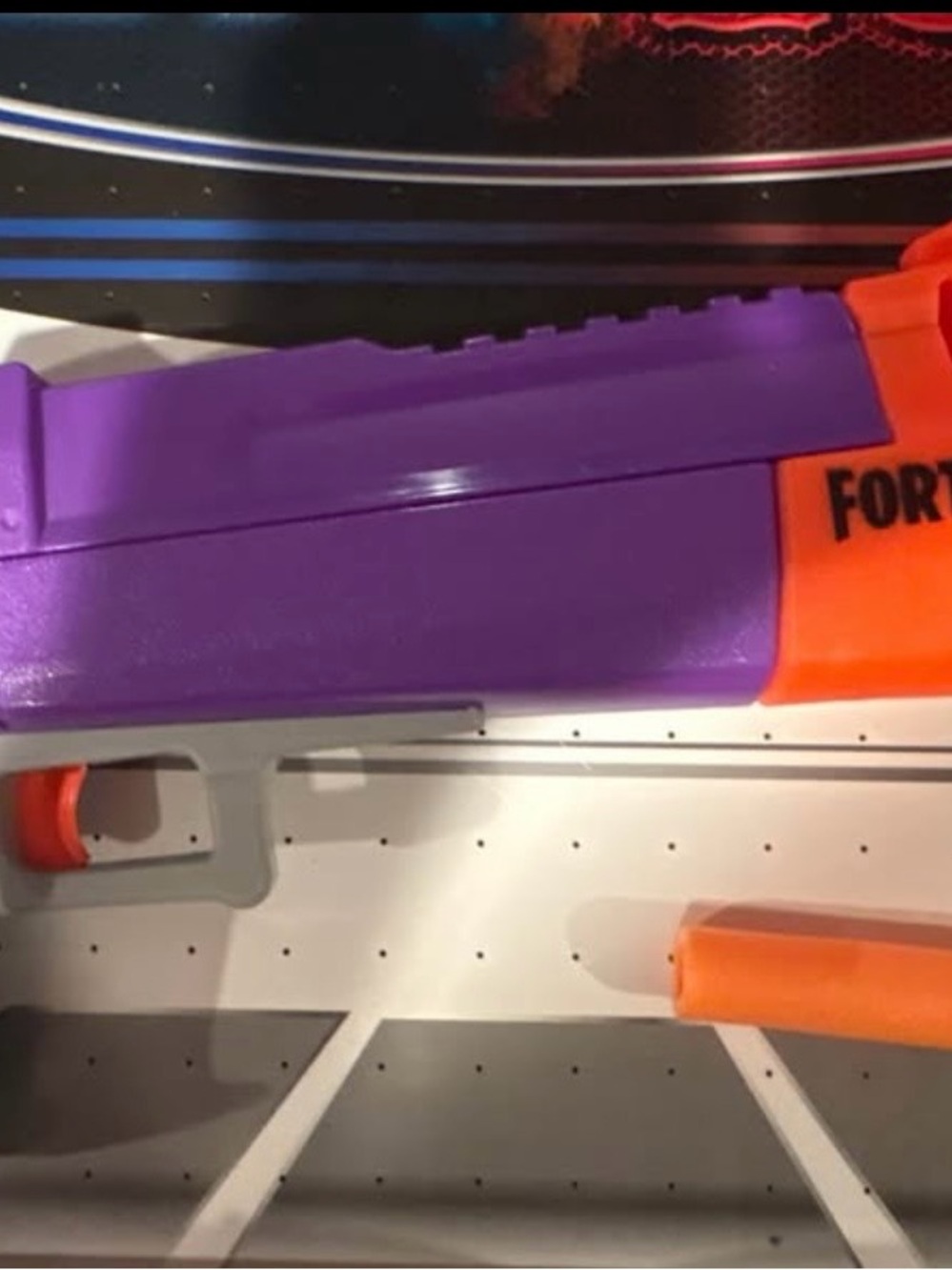 Nerf Purple and Orange Fortnite blaster